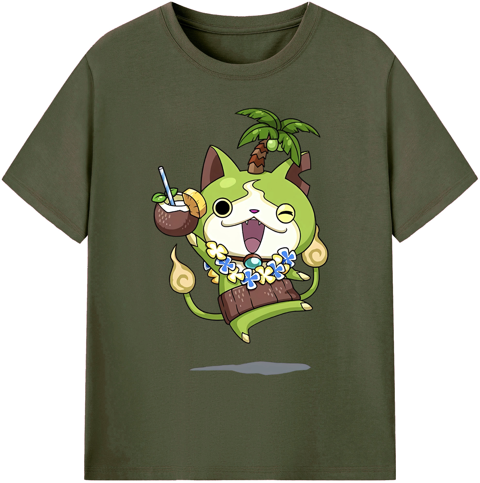 （画像用） 妖怪ウォッチ Yo-kai Watch 綿100％ メンズ半袖Tシャツ｜肌触りやわらか＆通気性